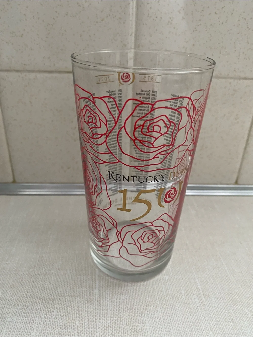 Kentucky Derby 150th Mint Julep glass 2024